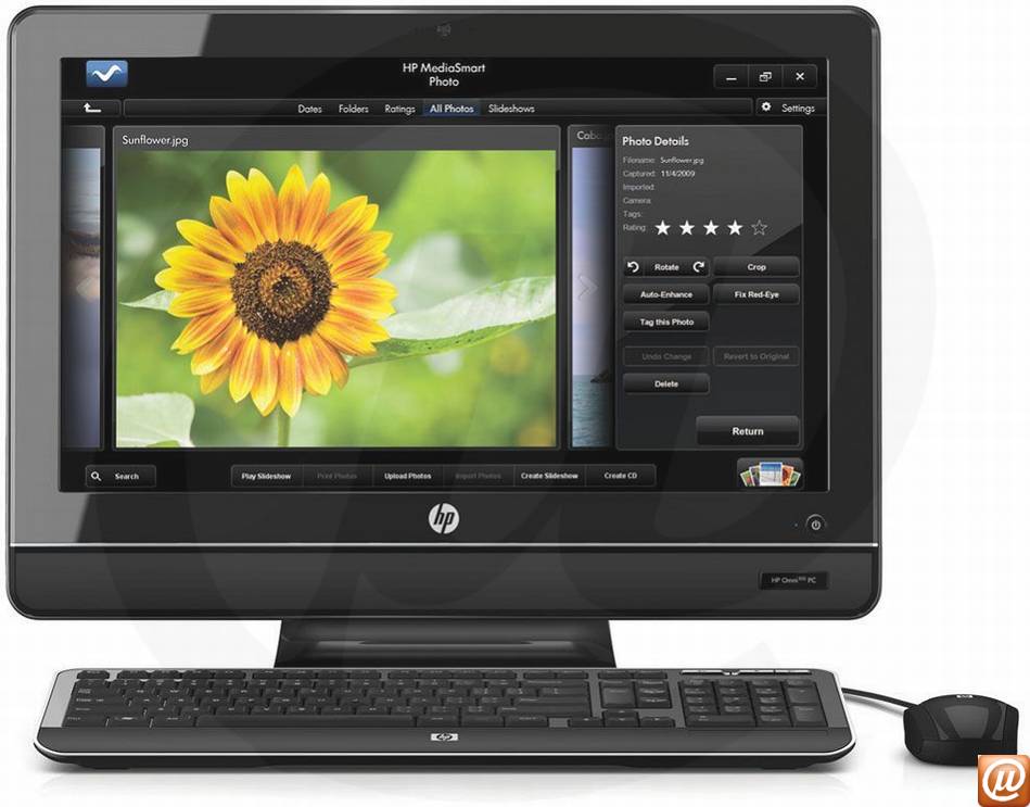 QS445AA - Desktop-PC All-in-One Pavilion HP 100-6110br Intel Pentium Dual-Core E5800 (3.20GHz) 2GB 500GB 20" DVD-RW Windows 7 Home Basic